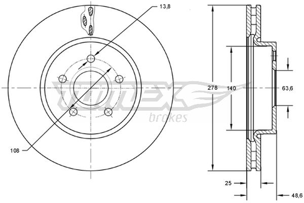 TOMEX Brakes TX 73-02...